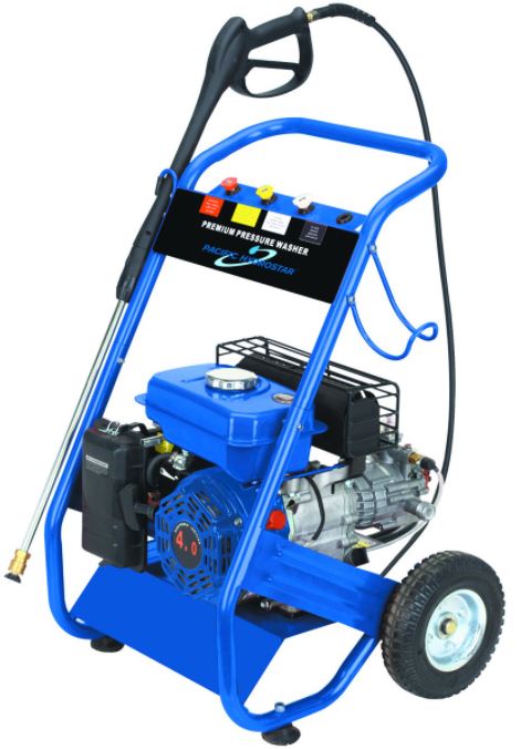 Pacific Hydrostar 98443 4 HP 2000 PSI Gas Pressure Washer with Wheels
